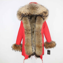 Load image into Gallery viewer, OFTBUY 2019 Winter Jacket Women Long Parka Real Fox Fur Coat Natural Raccoon Fur Collar Hood Thick Warm Streetwear Parkas New