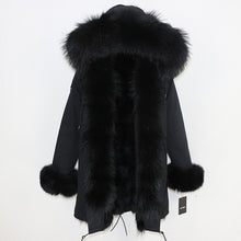 Load image into Gallery viewer, OFTBUY 2019 Winter Jacket Women Long Parka Real Fox Fur Coat Natural Raccoon Fur Collar Hood Thick Warm Streetwear Parkas New