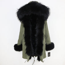 Load image into Gallery viewer, OFTBUY 2019 Winter Jacket Women Long Parka Real Fox Fur Coat Natural Raccoon Fur Collar Hood Thick Warm Streetwear Parkas New