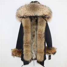 Load image into Gallery viewer, OFTBUY 2019 Winter Jacket Women Long Parka Real Fox Fur Coat Natural Raccoon Fur Collar Hood Thick Warm Streetwear Parkas New