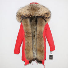 Load image into Gallery viewer, OFTBUY 2019 Winter Jacket Women Long Parka Real Fox Fur Coat Natural Raccoon Fur Collar Hood Thick Warm Streetwear Parkas New