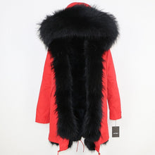 Load image into Gallery viewer, OFTBUY 2019 Winter Jacket Women Long Parka Real Fox Fur Coat Natural Raccoon Fur Collar Hood Thick Warm Streetwear Parkas New