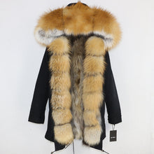 Load image into Gallery viewer, OFTBUY 2019 Winter Jacket Women Long Parka Real Fox Fur Coat Natural Raccoon Fur Collar Hood Thick Warm Streetwear Parkas New
