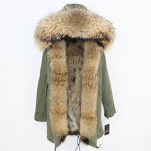 Load image into Gallery viewer, OFTBUY 2019 Winter Jacket Women Long Parka Real Fox Fur Coat Natural Raccoon Fur Collar Hood Thick Warm Streetwear Parkas New