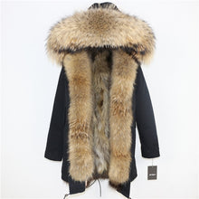 Load image into Gallery viewer, OFTBUY 2019 Winter Jacket Women Long Parka Real Fox Fur Coat Natural Raccoon Fur Collar Hood Thick Warm Streetwear Parkas New