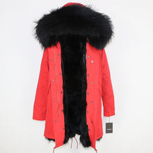 Load image into Gallery viewer, OFTBUY 2019 Winter Jacket Women Long Parka Real Fox Fur Coat Natural Raccoon Fur Collar Hood Thick Warm Streetwear Parkas New