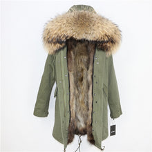 Load image into Gallery viewer, OFTBUY 2019 Winter Jacket Women Long Parka Real Fox Fur Coat Natural Raccoon Fur Collar Hood Thick Warm Streetwear Parkas New