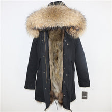 Load image into Gallery viewer, OFTBUY 2019 Winter Jacket Women Long Parka Real Fox Fur Coat Natural Raccoon Fur Collar Hood Thick Warm Streetwear Parkas New