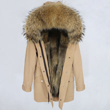 Load image into Gallery viewer, OFTBUY 2019 Winter Jacket Women Long Parka Real Fox Fur Coat Natural Raccoon Fur Collar Hood Thick Warm Streetwear Parkas New
