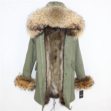 Load image into Gallery viewer, OFTBUY 2019 Winter Jacket Women Long Parka Real Fox Fur Coat Natural Raccoon Fur Collar Hood Thick Warm Streetwear Parkas New