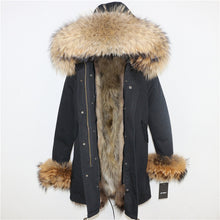 Load image into Gallery viewer, OFTBUY 2019 Winter Jacket Women Long Parka Real Fox Fur Coat Natural Raccoon Fur Collar Hood Thick Warm Streetwear Parkas New