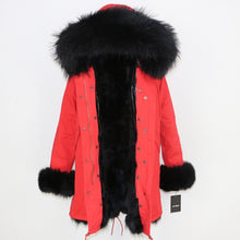 Load image into Gallery viewer, OFTBUY 2019 Winter Jacket Women Long Parka Real Fox Fur Coat Natural Raccoon Fur Collar Hood Thick Warm Streetwear Parkas New