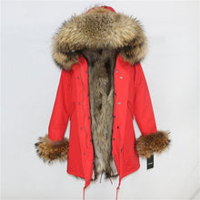Load image into Gallery viewer, OFTBUY 2019 Winter Jacket Women Long Parka Real Fox Fur Coat Natural Raccoon Fur Collar Hood Thick Warm Streetwear Parkas New