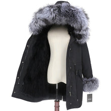Load image into Gallery viewer, OFTBUY 2019 Winter Jacket Women Long Parka Real Fox Fur Coat Natural Raccoon Fur Collar Hood Thick Warm Streetwear Parkas New