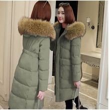 Load image into Gallery viewer, 2019 Winter Down Jacket Women Hat Ultra Light Duck Pure Down Warm Female Down Coat Female Outwear Long Sleeve