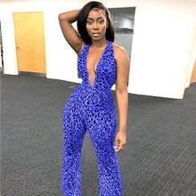 Load image into Gallery viewer, sexy jumpsuit women Casual Rompers print leopard winter jumpsuit female rompers jumpsuits